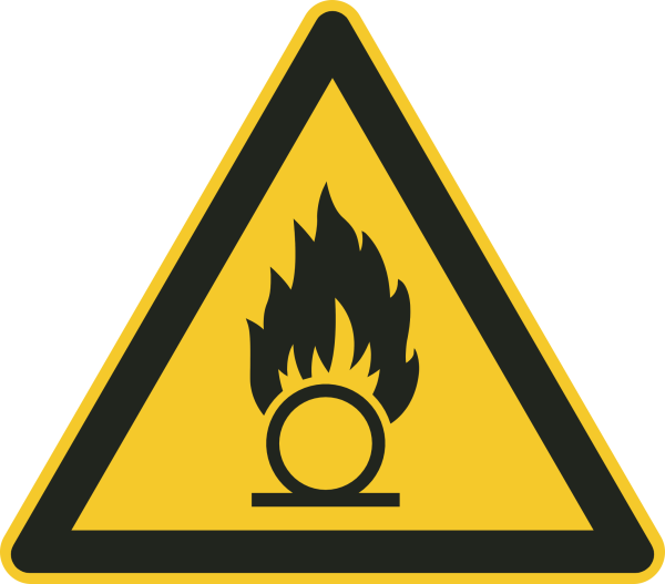 Warnzeichen Aufkleber DIN ISO 7010